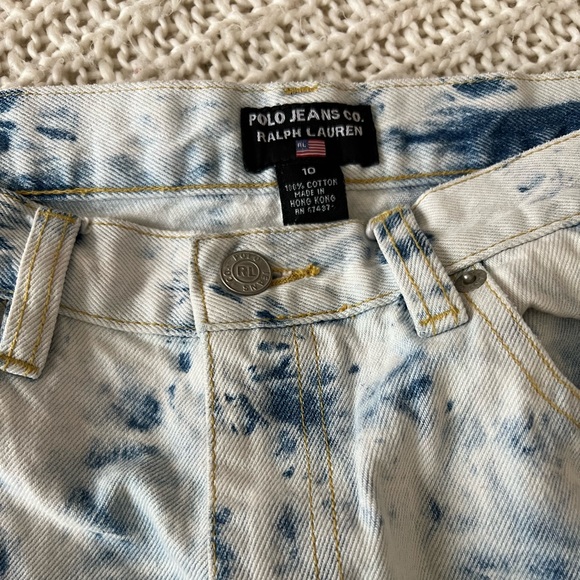 Ralph Lauren Acid Wash Denim Skirt - Picture 3 of 3